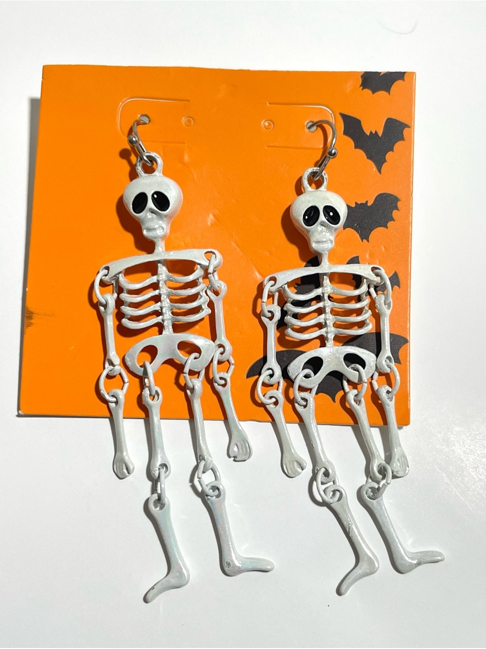 Halloween Dancing Skeletons Dangle Earrings